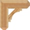 Ekena Millwork Merced Craftsman Rough Sawn Bracket, Western Red Cedar, 6"W x 22"D x 22"H BKT06X22X22MRC04RWR - alternate 3